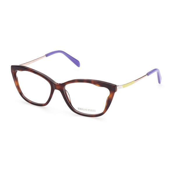 New Emilio Pucci EP-5148 052 Tortoise & Yellow Eyeglasses 54/15/140